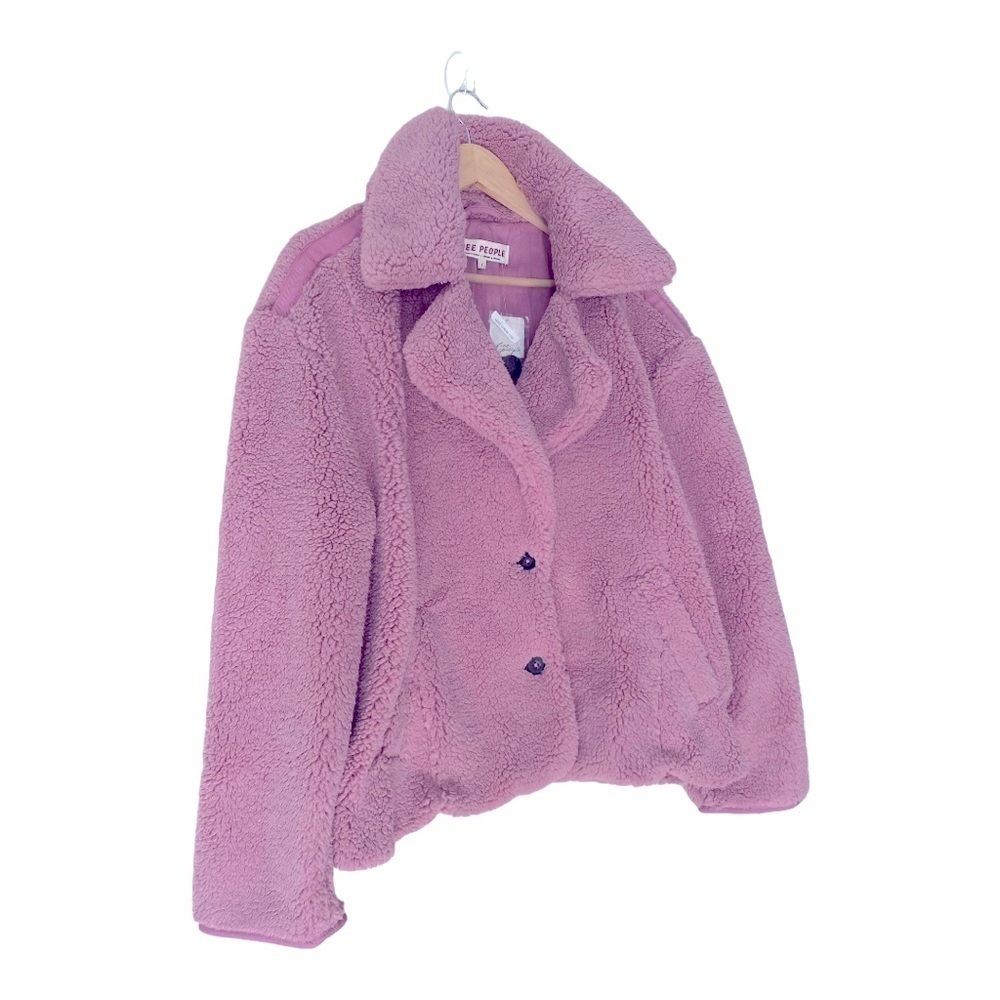 Free People Joplin Cozy Jacket Faux Fur - Picture 8 of 14